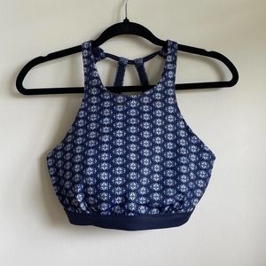 Athleta Tangier High Neck Swim Top